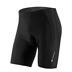 Nuckily Men's Women's Cycling Padded Shorts Bike Shorts Jersey Pants Breathable Anatomic Design Ultraviolet Resistant Sports Solid Color Elastane Black Mountain Bike MTB Road Bike Cycling Clothing