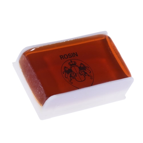 High-class Transparent Rosin Colophony Low Dust Universal for Bowed String Musical Instruments Violin Viola Cello Erhu Orangered