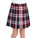 rojo y azul tattersall falda plisada escolares uniformes de las niñas