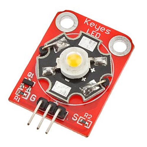 DIY 3W 180~210lm 6000~7000K LED High Power Module for Arduino (Works with Official Arduino Boards)