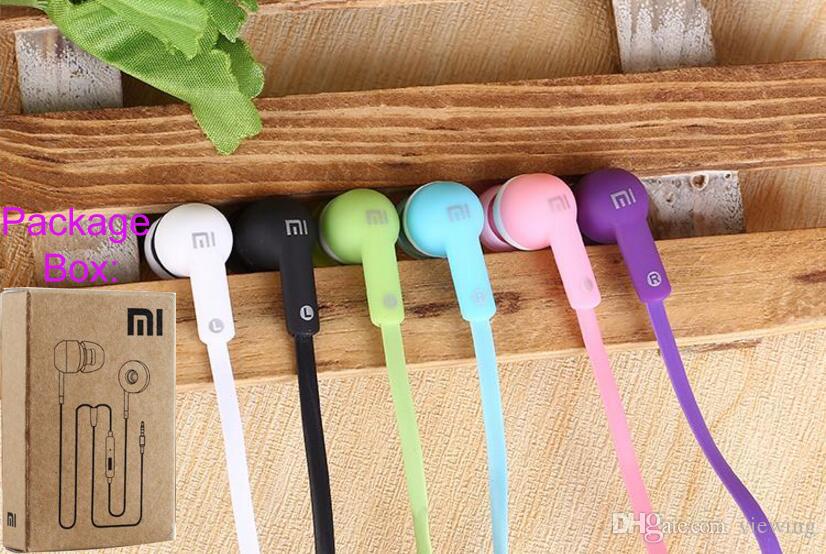 High Quality XIAOMI Earphone Headphone Headset With Mic For XiaoMI M2 M1 1S Samsung iPhone Universal With retail package Colorful