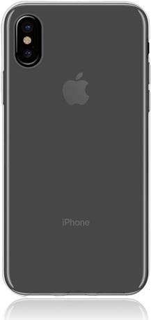 TPU Silicon Cover Superslim, Transparent, für Apple iPhone X, Bulk (11053)