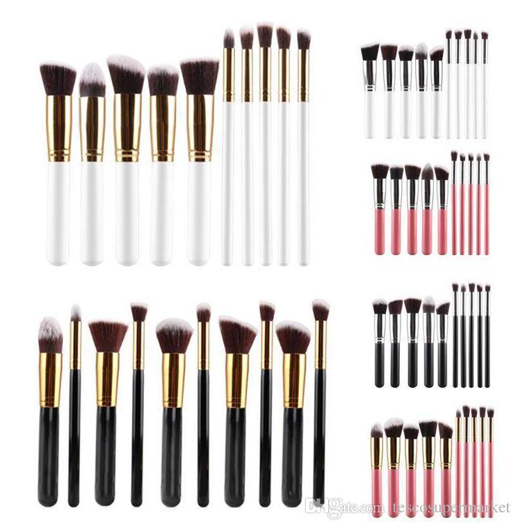 10pcs /Set Makeup Brushes Professional Set Cosmetics Brand Foundation Brush tools For Face Make Up Beauty Free Shipping