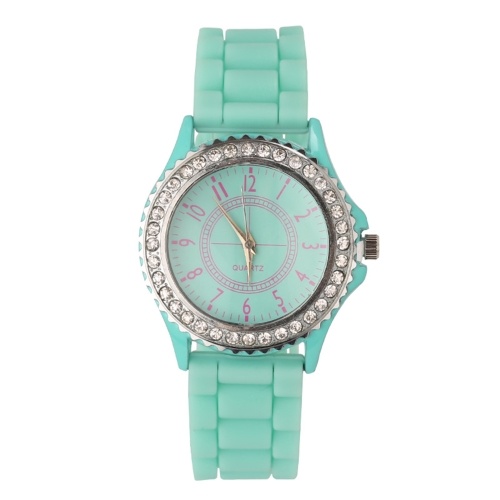 Montre à Quartz pour femmes classique montre-bracelet de mode féminine avec bracelet en silicone montres décontractées légères montre analogique étanche quotidienne
