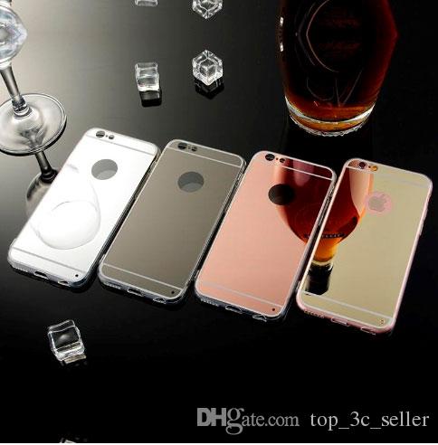 Glitter Bling Luxury Mirror Electroplating Soft Clear TPU Cases For iphone X 10 8 7 6S plus Samsung Galaxy Note8 S7 S82018 mirror TPU shell