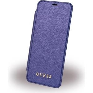 Guess - IriDescent GUFLBKS8IGLTBL - Book Cover - Samsung G950F Galaxy S8 - Blau (GUFLBKS8IGLTBL)