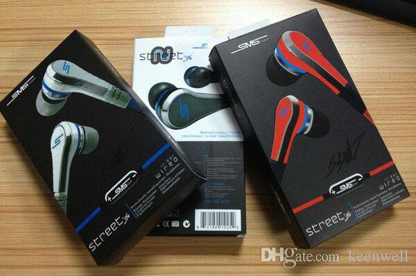 3Colors 50 Cent SMS audio 50 mini cent in-earphone headphone Earbuds with Microphone STREET by 50 CENT with retail pack