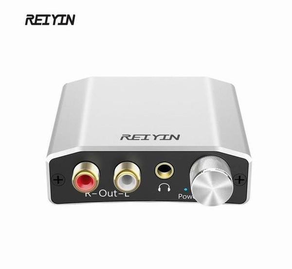 digital-to-analog converter reiyin 192khz 24bit audio dac toslink coaxial to rca headset adapter for ps4 xbox game device