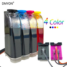 CISS with ink for HP 121XL 121 Black + Color ink cartridge 2568 4280 4288 PS C4680 C4650 C4640 D2660 D2563 printer for hp121