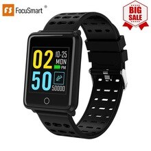 FocuSmart Bracelet watch men Heart Rate Blood Pressure Monitoring Track IP68 Waterproof Health Smart Watch pk b57 d20 p68 iwo8