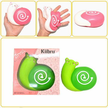 Kiibru Squishy Snail Jumbo 12cm Slow Rising Scented Original Packaging Collection Gift Decor Toy