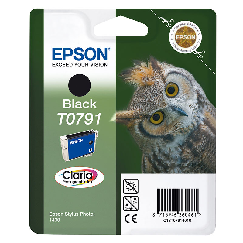 Epson Original T0791 Owl Ink Cartridge 10ml Black