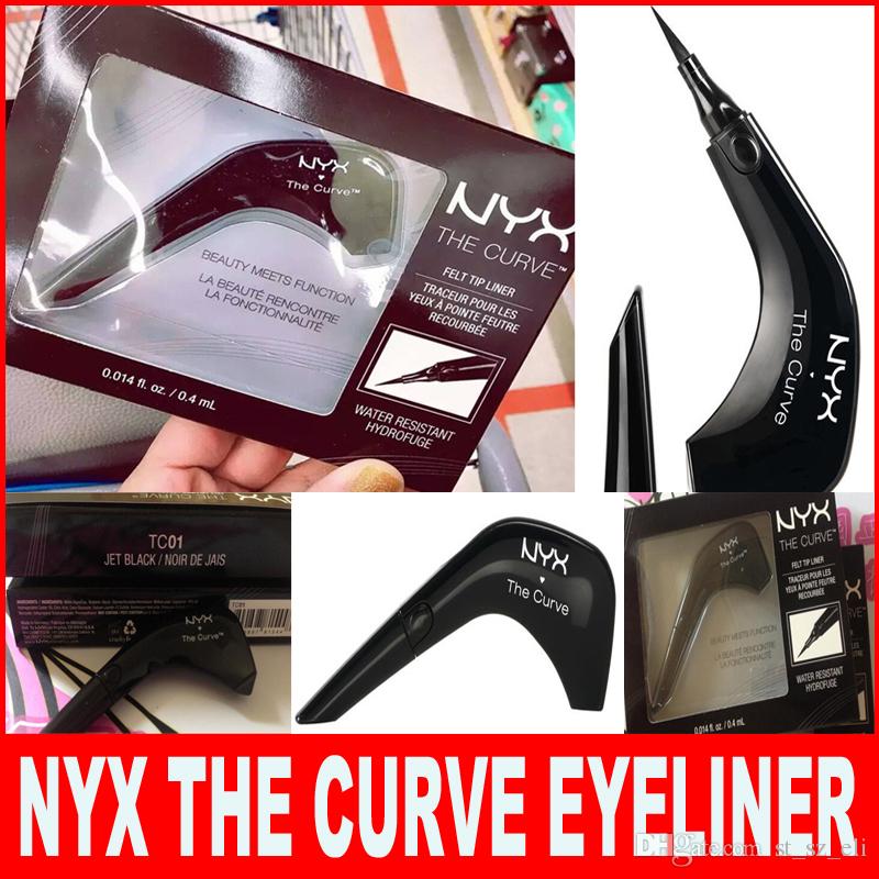 NYX THE CURVE Liquid Eyeliner Beauty Meets Function High Quality Waterproof Cosmetics Party Queen Eye Makeup Eyeliner