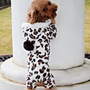 capa del perro ropa para perros ropa para mascotas - grano del leopardo marrón