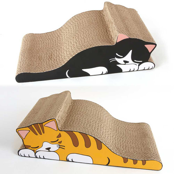 lazy cat design pet new cat scratch board toy sisal leggings climbing tree scratch board sofa furniture protect supply