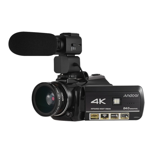 Cámara de video digital Andoer AC3 4K UHD 24MP