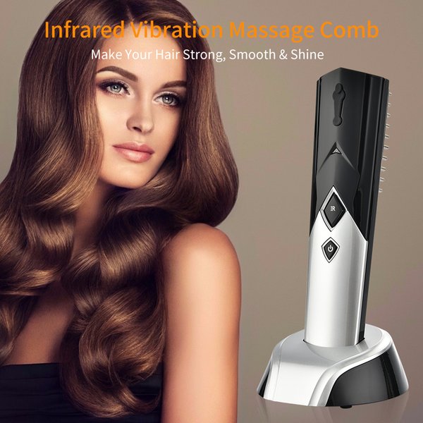 Electric Laser Hair Growth Comb Anti Hair Loss Infrared Therapy Treatment Vibration Massage Hair Brush Care Styling Supply Perfections