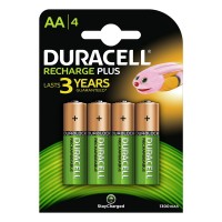 HR6B4 Stay Charged AA 4x Batteries 1300mAh