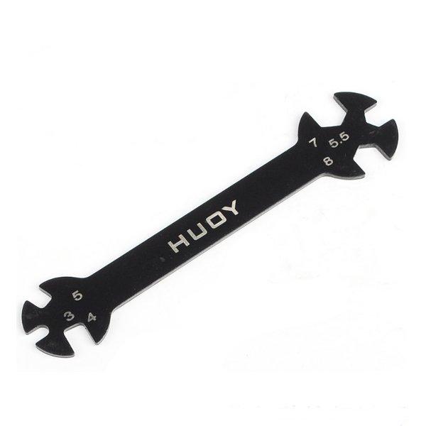 HUOY 5 in 1 3mm 4mm 5.5mm 7mm 8mm Nut Wrench Spanner Tools