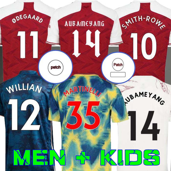 Fans Player version Arsen soccer jersey 20 21 ODEGAARD PEPE SAKA THOMAS TIERNEY HENRY WILLIAN SMITH-ROWE 2020 2021 football shirts KidS