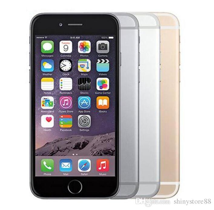 Original iPhone 6 Unlocked Cell Phone 4.7 inch 16GB/64GB/128GB A8 IOS 11 4G FDD Support Fingerprint Refurbished Phone