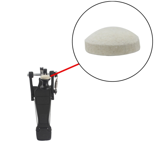 High Quality Wool Felt Pad for Bass Drum Pedal Beater Percussion Instrument Accessories