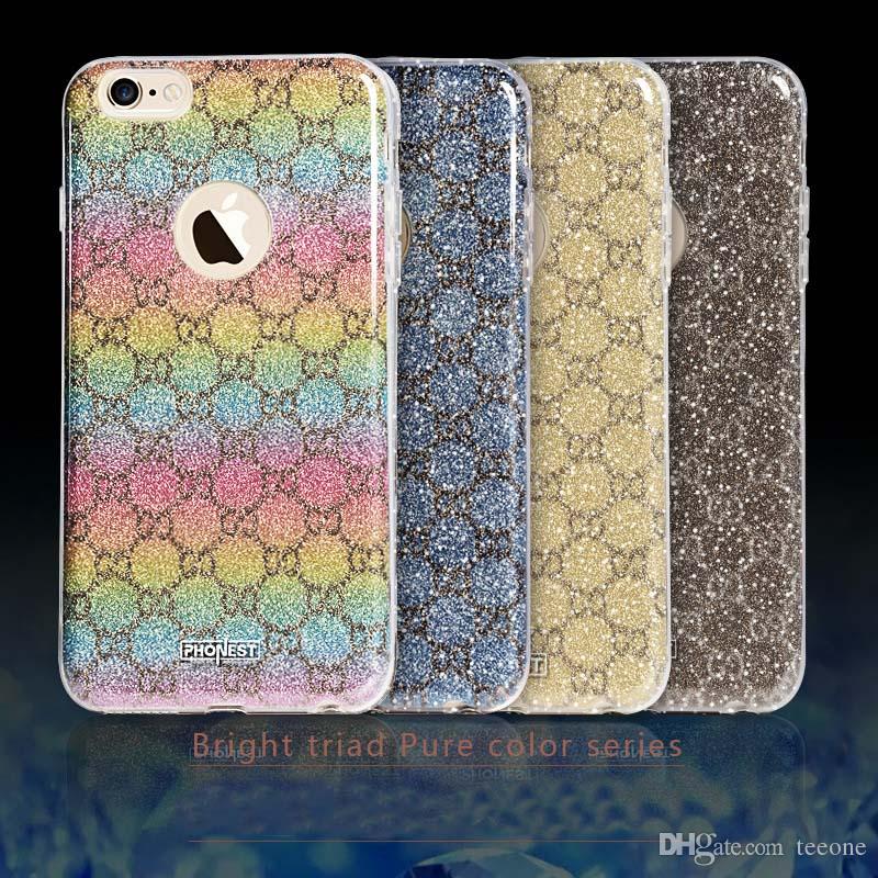 NEW Luxury Bling Glitter Soft Back Case Cover For Iphone 6 6S 6/6Plus Apple Phone Cases With Retail Package