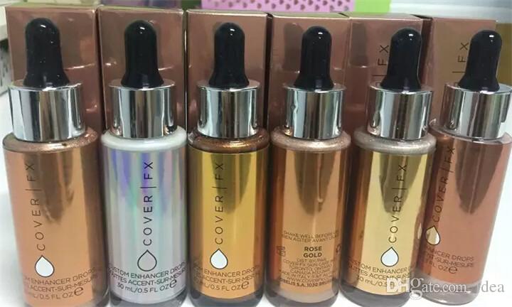 Cover FX Custom Enhancer Drops Face Highlighter Powder Makeup Glow colors 30ml liquid Highlighters Cosmetics