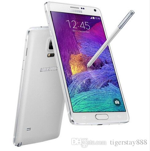 Original Samsung Galaxy Note 4 N9100 Android 4.4 5.7 Inch 3GB RAM 16GB ROM 4G FDD-LTE 16.0MP factory unlocked Mobile Phone