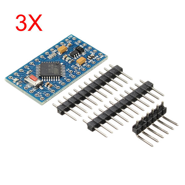 3Pcs Pro Mini ATMEGA328P Module 3.3V 8M Interactive Development Board Geekcreit for Arduino - products that work with of