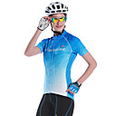 MYSENLAN Women's Breathable Polyester  Short Sleeve Cycling Jersey