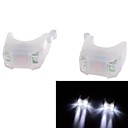 Excellent Silicone LED Safety Flash Light 3-Modes Super Bright White Lamp for Bicycle