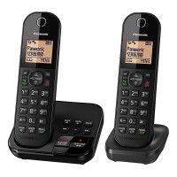 KXTGC422EB Cordless Twin Telephone - Caller ID
