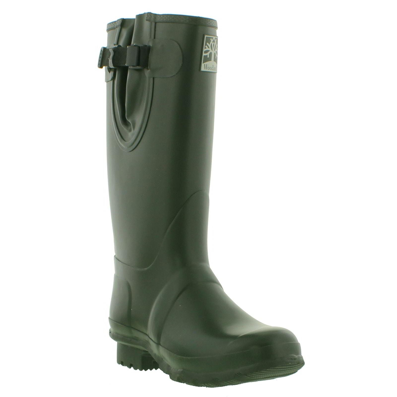 Woodland Mens Womens Neoprene Wellies Boots - UK 6