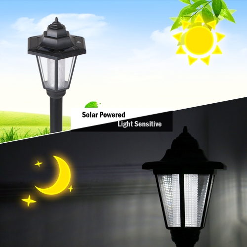 Hexagon Rechargeable LED Solar Powered Lawn Light