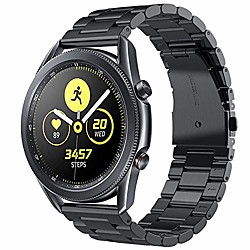 galaxy watch 3 bands 45mm, compatible with samsung galaxy watch 3 45mm band solid stainless steel metal business bracelet strap for samsung galaxy watch3 45mm black Lightinthebox