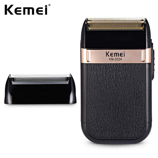 Hot Kemei KM-2024 Electric Shaver for Men Twins Blade Waterproof Reciprocating Cordless Razor USB Rechargeable Shaving Machine Trimmer
