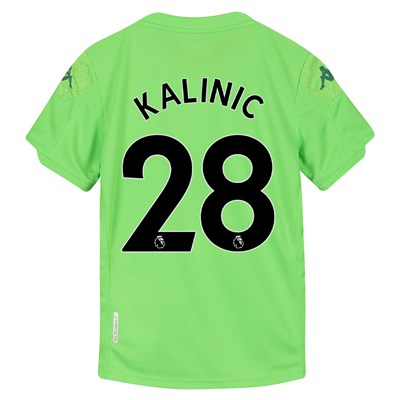 Aston Villa Third Goalkeeper Shirt 2019-20 - Kids with Kalinic 28 printing