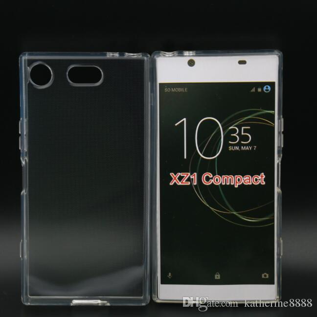 For Sony XA1 Plus Crystal Gel Case for Xperia XZ1 Compact L1 High Quality transparent Soft TPU Cases X Compact \ F5321 Z5 MINI Clear Cases