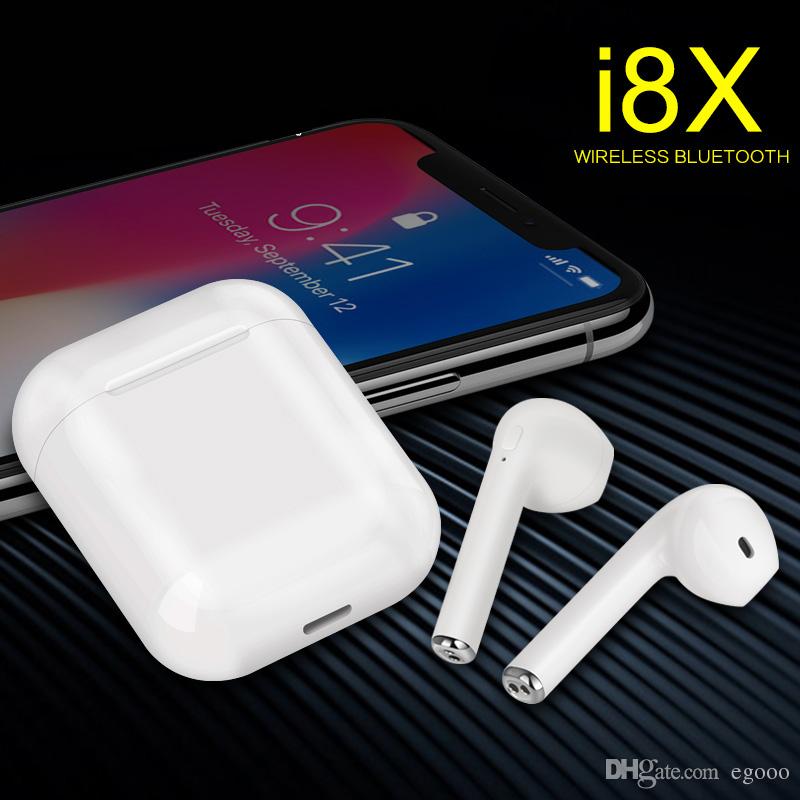 i8 i8s TWS Twins Double Wireless Bluetooth Earphone With Charger Dock V4.2 DER Stereo Sport Earbuds Headphone For iPhone X S9 Plus PK I7S I9