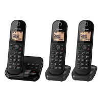 KXTGC423EB Triple Cordless Phone - Call Blocker