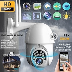 Security Surveillance IP Camera with Onvif WiFi 2MP 1080P Wireless Speed Dome CCTV IR Outdoor NetCam  16/32/64G TF Card(optional) Lightinthebox