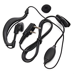 365 micrófono del transceptor del auricular del walkie talkie auricular práctico del locutor para el baofeng 365 wanhua tyt hyt