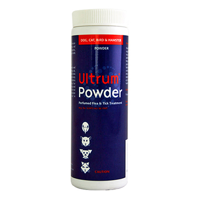 Ultrum Flea & Tick Powder For Cats & Dogs 100 Gms