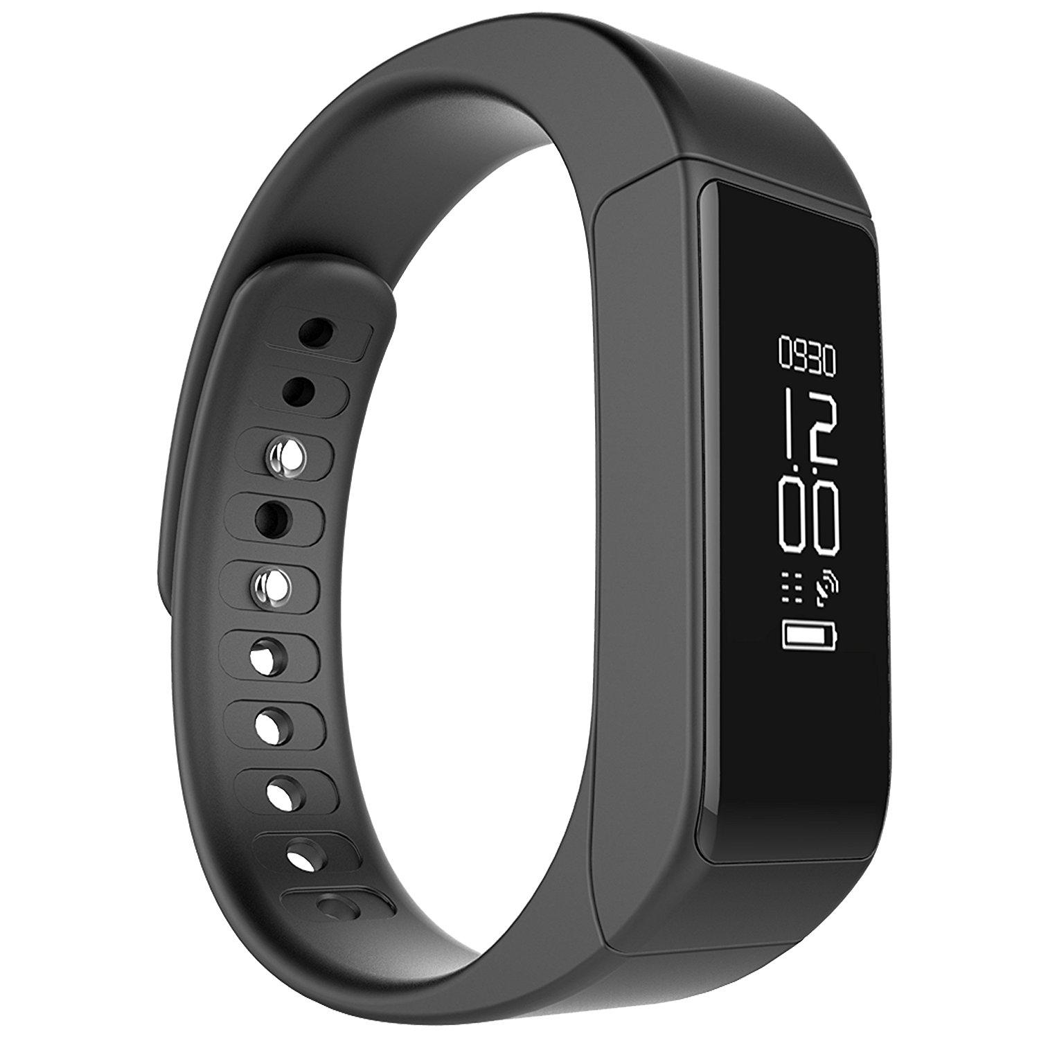 Bluetooth 4.0 Smartband I5 Plus IP67 Waterproof Touch Screen Sports Bracelet Fitness Pedometer Tracker with Sleep Monitoring Calorie Track