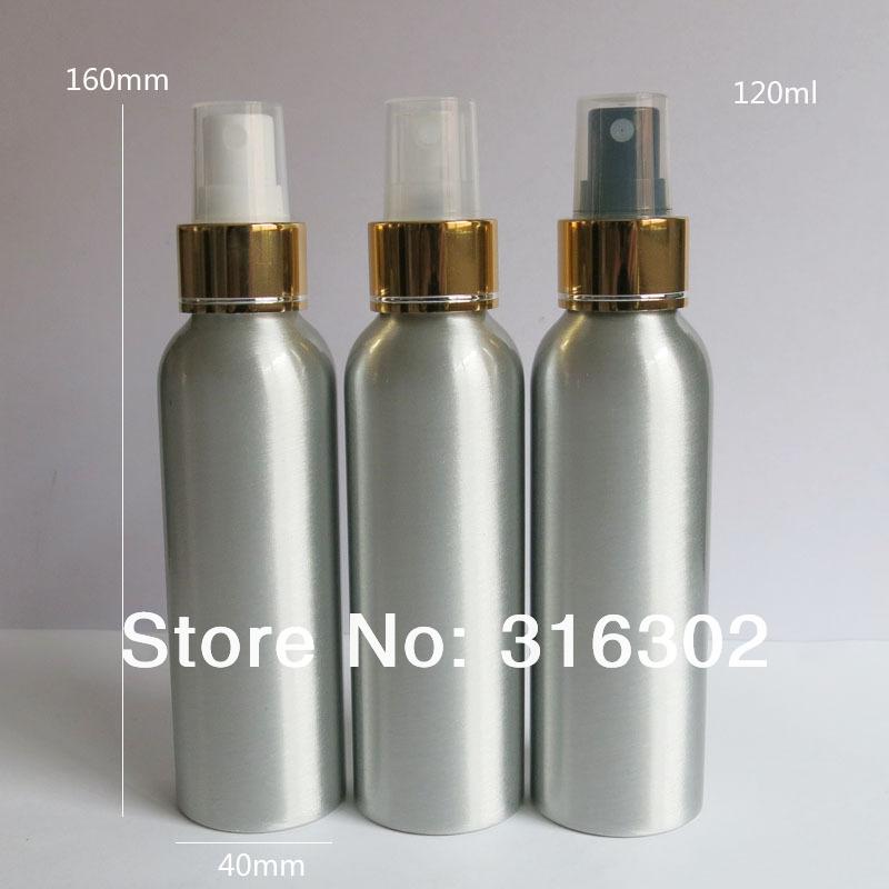 12 x 4OZ Empty Aluminum Parfum Atomizer 120ml Metal Perfume and Fragrance Bottle