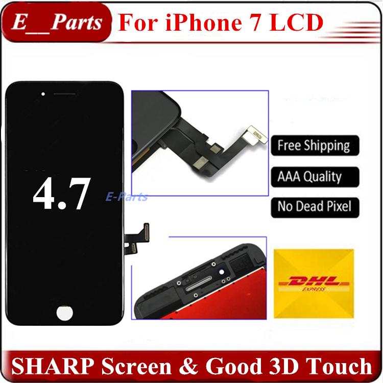 For iPhone 7 lcd Grade A +++(Tian Ma) LCD Display Touch Digitizer Frame Assembly Repair For iPhone 7 7G Lcd With Good 3D touch