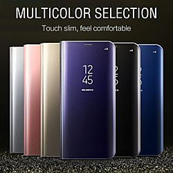 Smart Mirror Flip Clear View Cover Handyhülle für oneplus 8 pro oneplus 7t pro one plus 7 pro oneplus 6t one plus 6 Lederhalter Standhülle