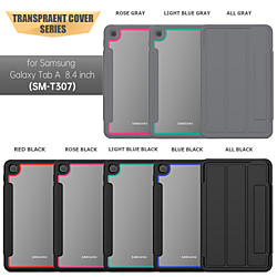 Etui pour tablette en acrylique pour Samsung Galaxy Tab A7 2020 T500 / 505 Coque arrière antichoc en tpu / acrylique de couleur unie
