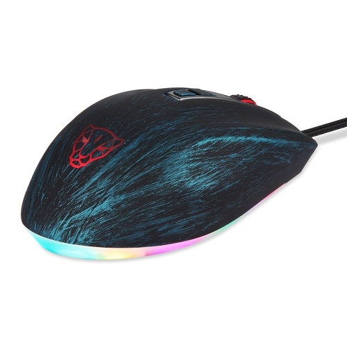 MOTOSPEED V60 Gaming Mouse USB Wired RGB Backlight PMW3325 DPI5000 Gamer PC Mouse